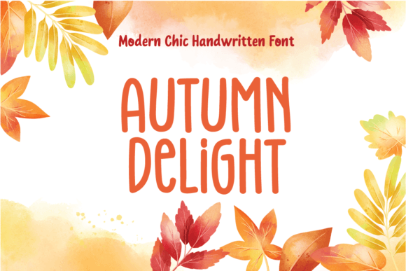 Autumn Delight: A Modern Script Font for Scroll-Stopping Campaigns