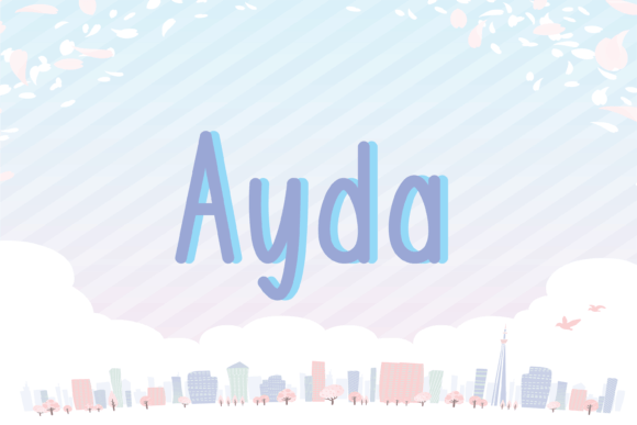 Ayda: A Handwritten Font That Feels Like a Warm Hello