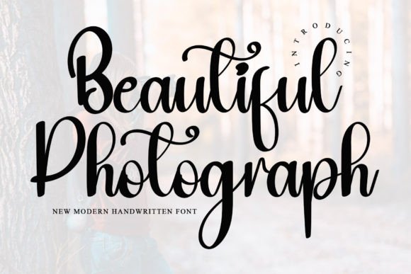 Beautiful Photograph: A Handwritten Font That Elevates Your Brand