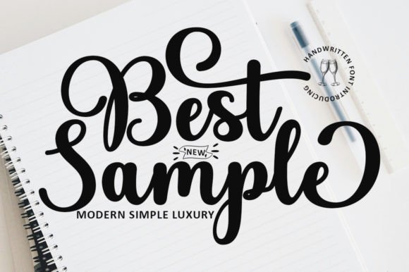 Best Sample: A Script Font That Breathes With Your Content