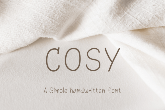 Cosy: A Handwritten Font That Feels Like Home