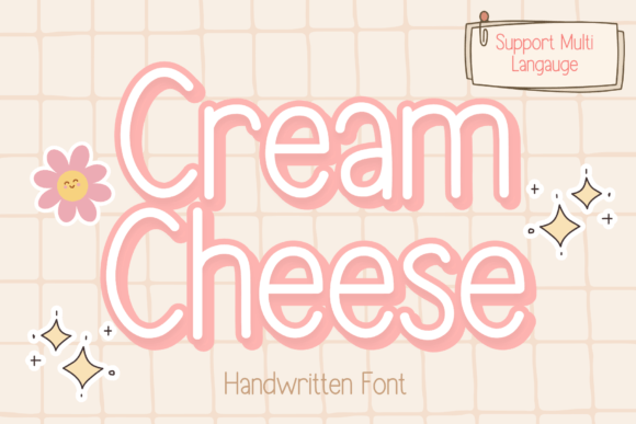 Cream Cheese: A Handwritten Font That Feels Like a Warm Invitation