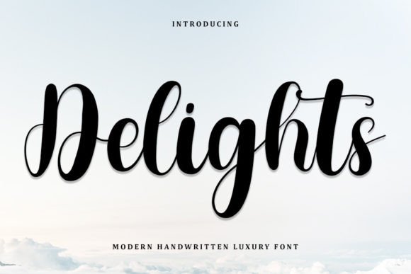 Delights Font: Elegant Script for Scroll-Stopping Marketing