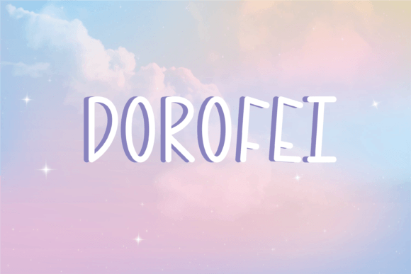 Dorofei: A Handwritten Font That Feels Like a Warm Conversation