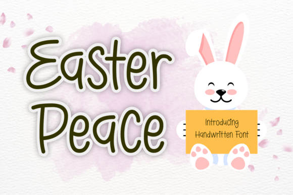 Easter Peace: A Friendly Handwritten Font for Digital Branding