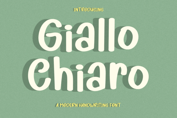Giallo Chiaro: A Handwritten Font That Makes Your Brand Feel Human