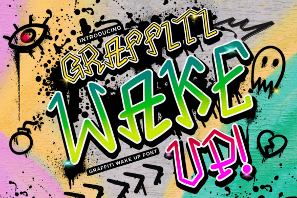 Graffiti Wake Up Font: A Street-Smart Display Typeface for Campaigns