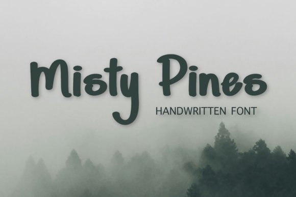 Misty Pines: A Playful Display Font for Campaign Headlines & Social Hooks