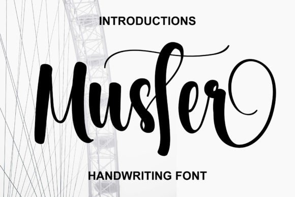 Muster: A Handwritten Font That Elevates Real Small Business Branding