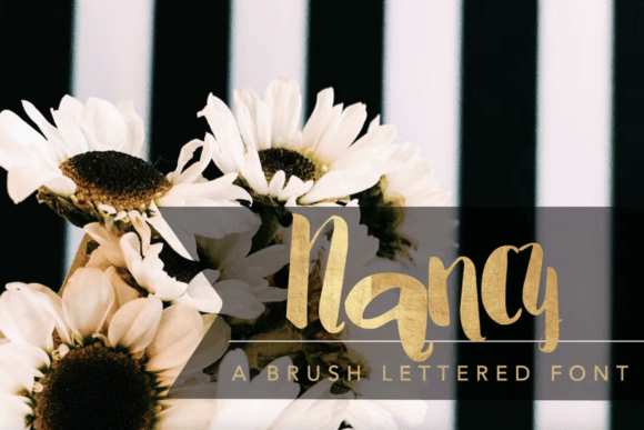 Nancy: A Brush-Lettered Script Font That Elevates Real Business Branding