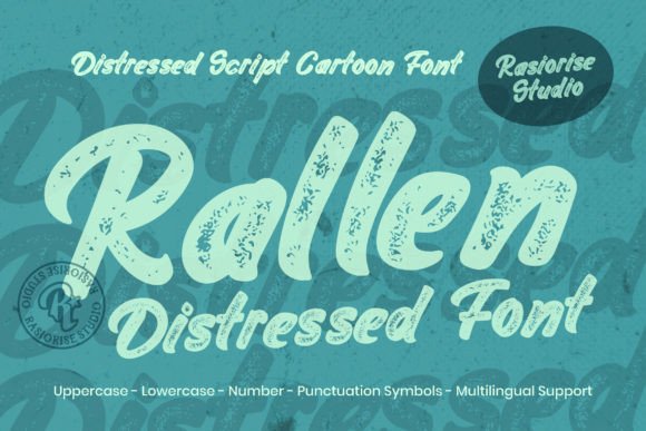 Rallen Distressed: A Rustic Script Font That Earns Its Place Online