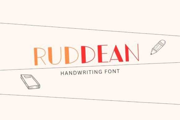 Ruddean: A Handwritten Font That Makes Your Brand Feel Human