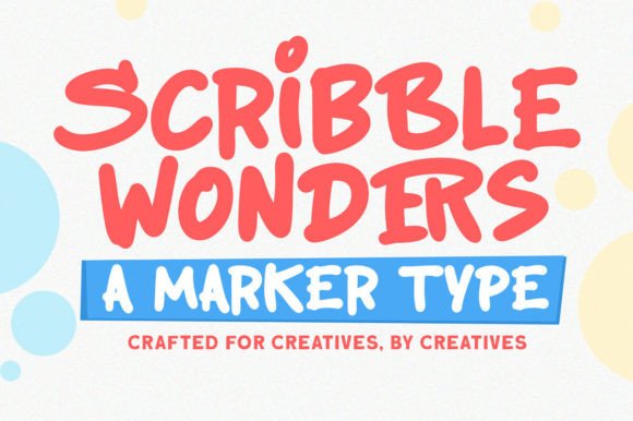 Scribble Wonders Font: A Hand-Drawn Touch for Real Small Business Branding