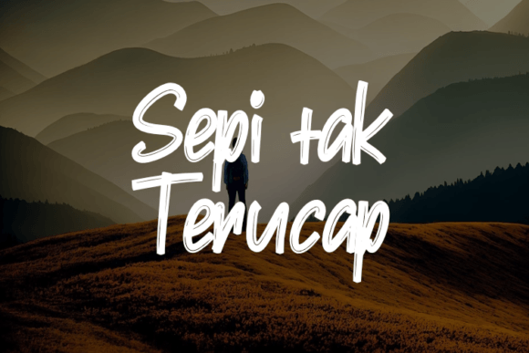 Sepi Tak Terucap: A Thoughtful Script Font for Brand Identity