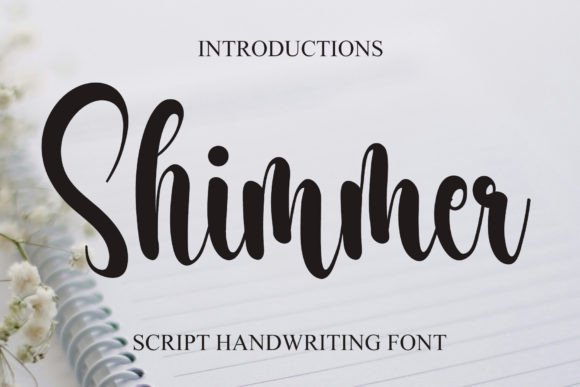 Shimmer Handwritten Font for Crafters & Sellers
