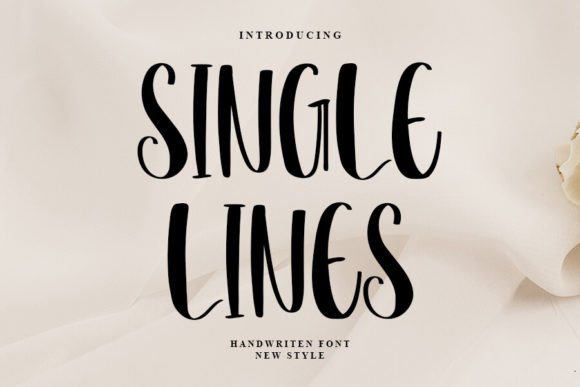 Single Lines Font: Elegant Simplicity for Your Brand