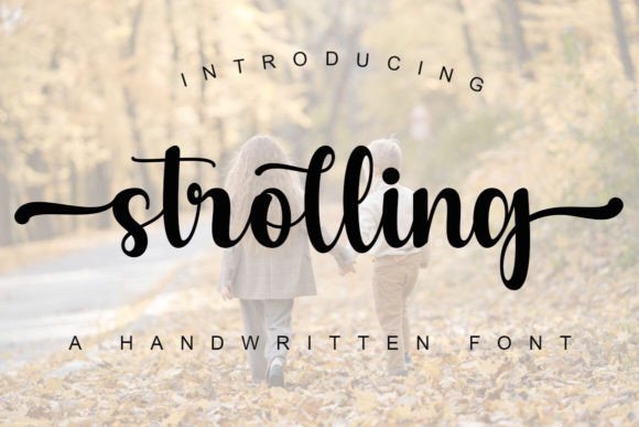 Strolling: A Handwritten Font That Breathes Life Into Editorial Design