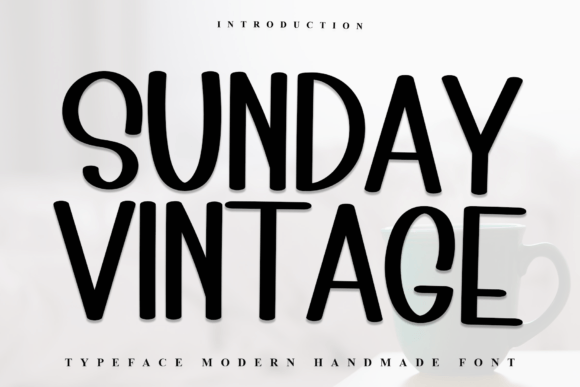 Sunday Vintage: A Handwritten Font with Editorial Warmth