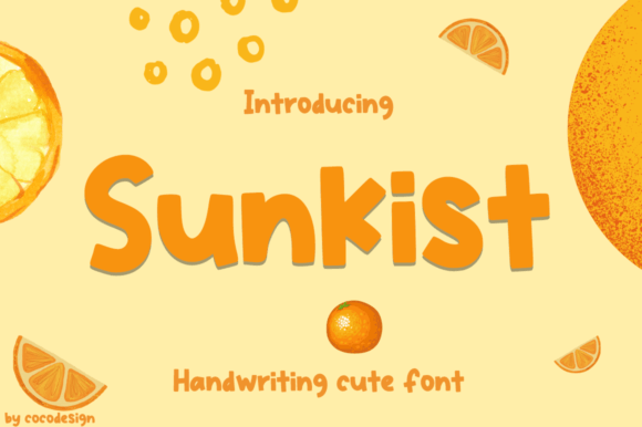 Sunkist: A Script Font That Feels Like a Thoughtful Pause