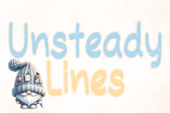 Unsteady Lines: A Handwritten Font That Breathes Life Into Editorial Design