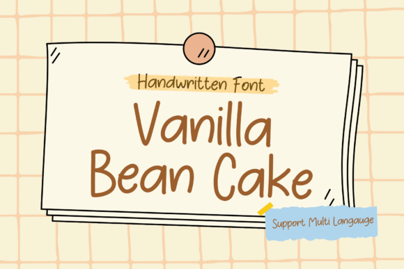 Vanilla Bean Cake: A Warm, Whimsical Font for Real Small Business Brands