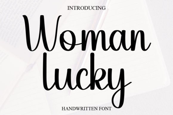 Woman Lucky: A Handwritten Font That Elevates Real Small Business Branding